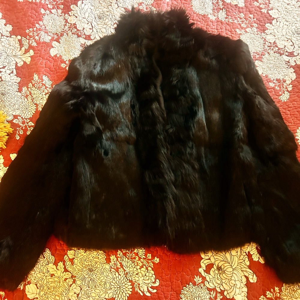 ✨Vintage Rabbit Fur Jacket✨-GORGEOUS 🤩Treat Yourself!!!!❤️❤️